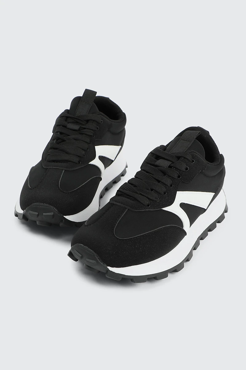 Contrast Sneakers