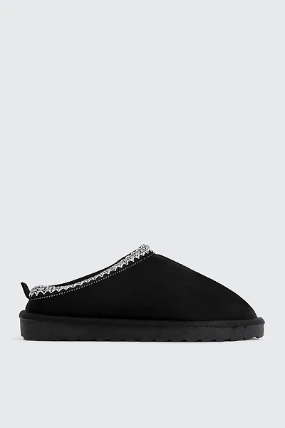Faux Sheepskin Clogs