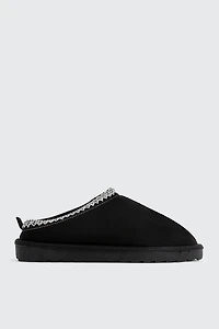 Faux Sheepskin Clogs