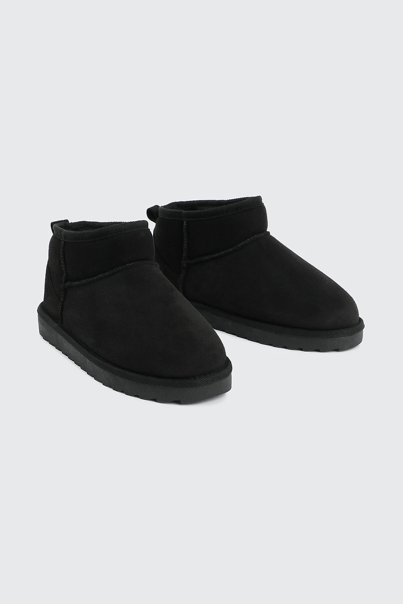 Mini Faux Sheepskin Boots