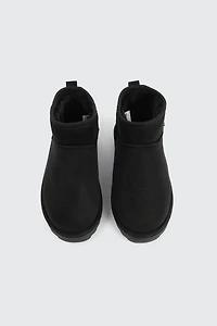 Mini Faux Sheepskin Boots