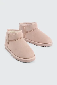 Mini Faux Sheepskin Boots