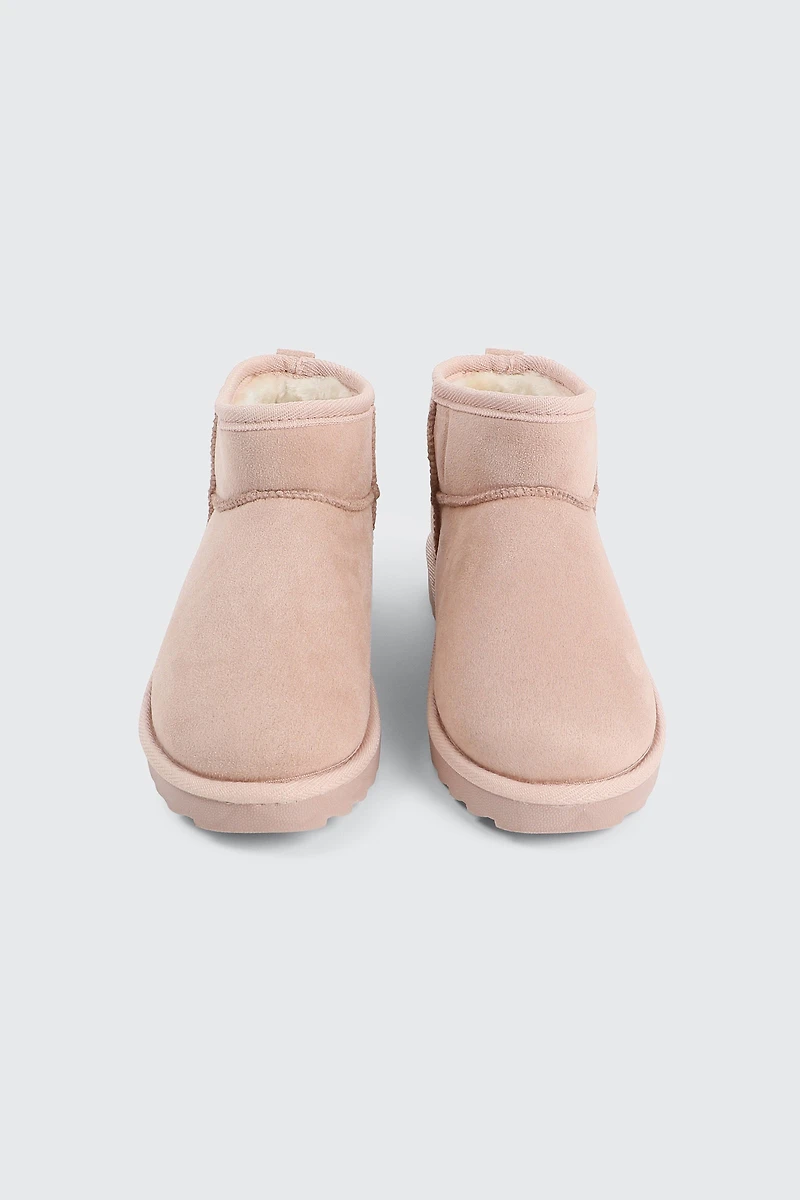 Mini Faux Sheepskin Boots