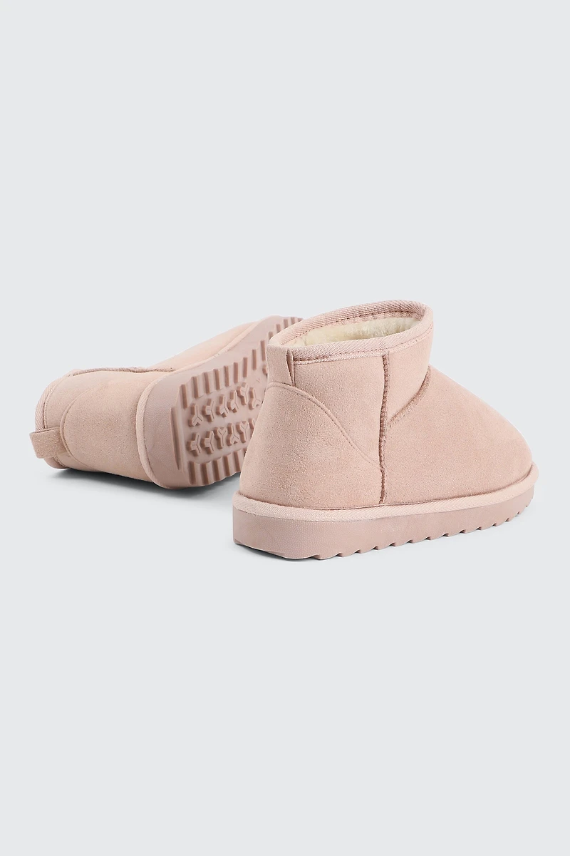 Mini Faux Sheepskin Boots