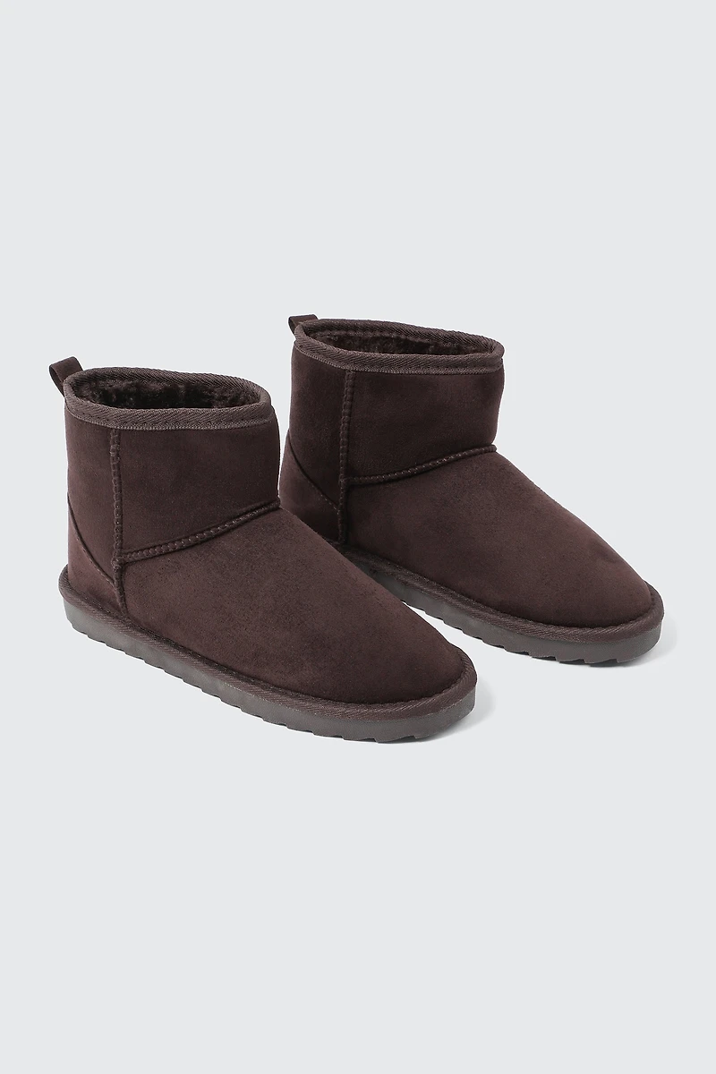 Mini Faux Sheepskin Boots