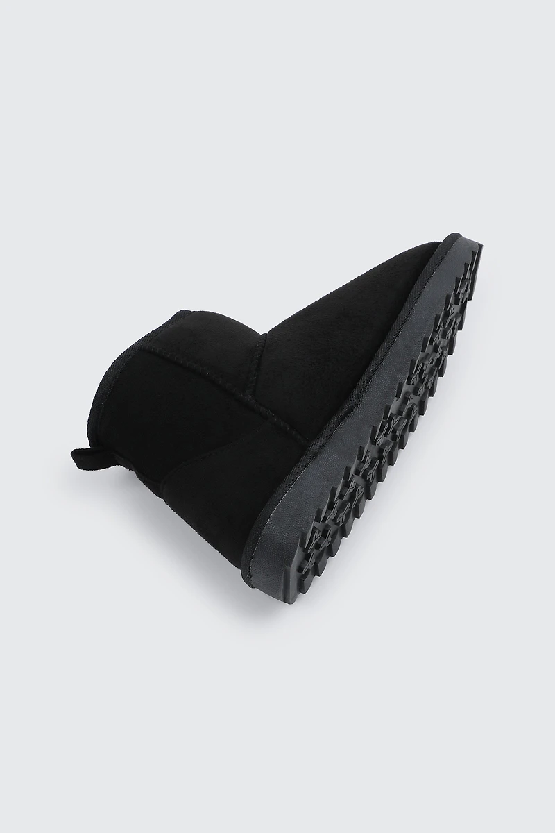 Mini Faux Sheepskin Boots