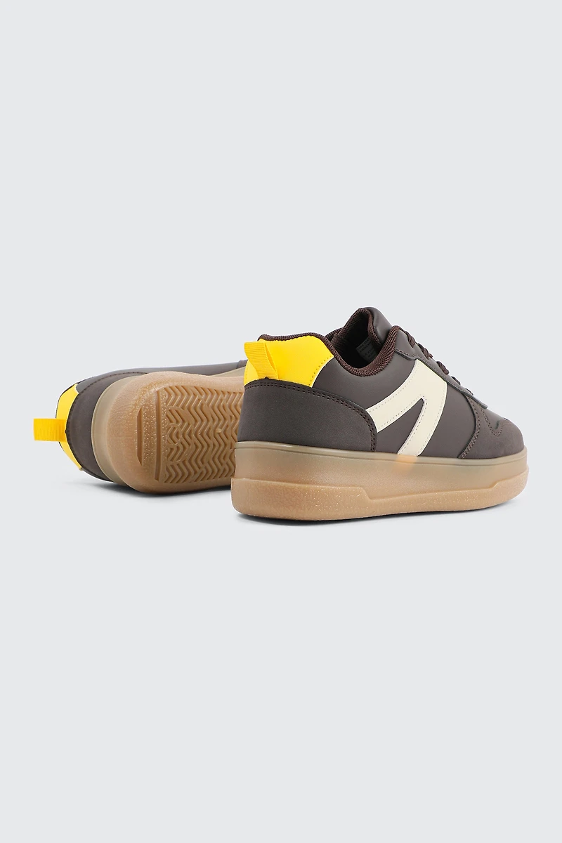 Espadrilles à détails contrastants
