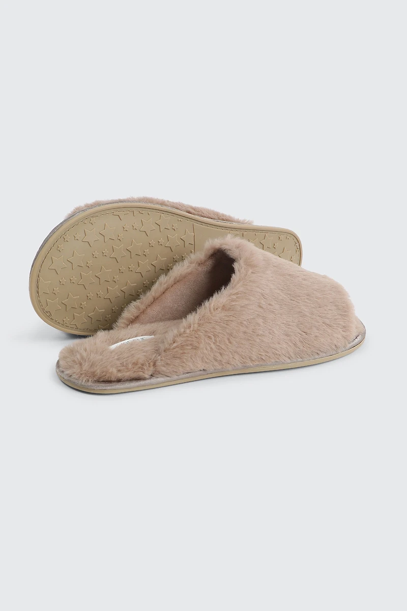 Faux Fur Slippers