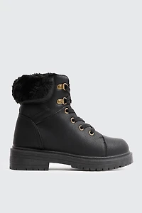 Faux Fur Lined Winter Boots