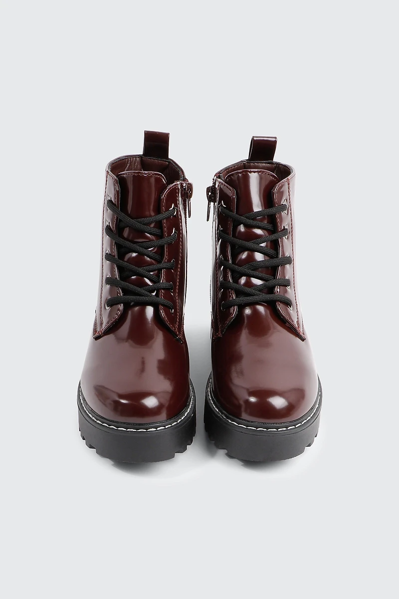 Chunky Sole Combat Boots