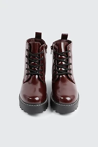 Chunky Sole Combat Boots