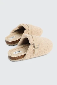 Clogs with Buckle Detail
