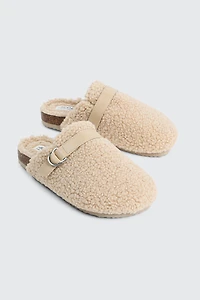 Clogs with Buckle Detail