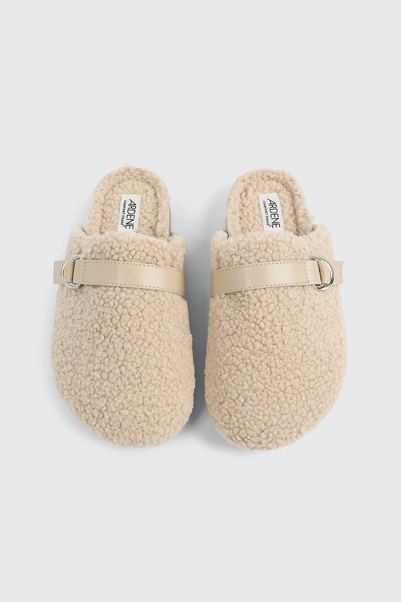Clogs with Buckle Detail