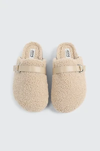 Clogs with Buckle Detail