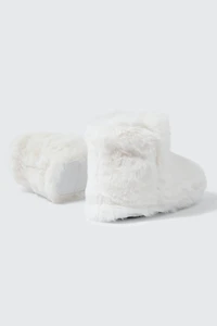 Faux Fur Bootie Slippers