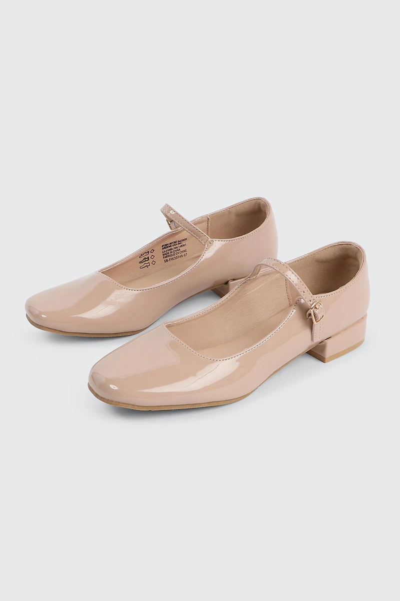 Low Heel Mary Janes