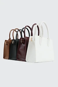 Small Tote Bag with Keychain