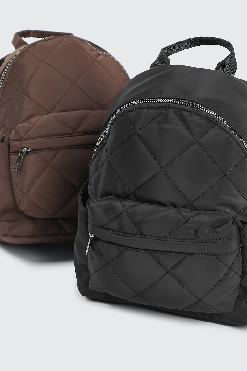 Sac à dos matelassé en nylon
