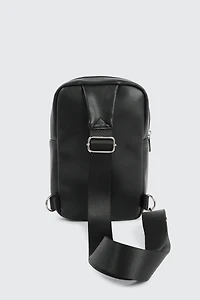 Faux Leather Sling Bag