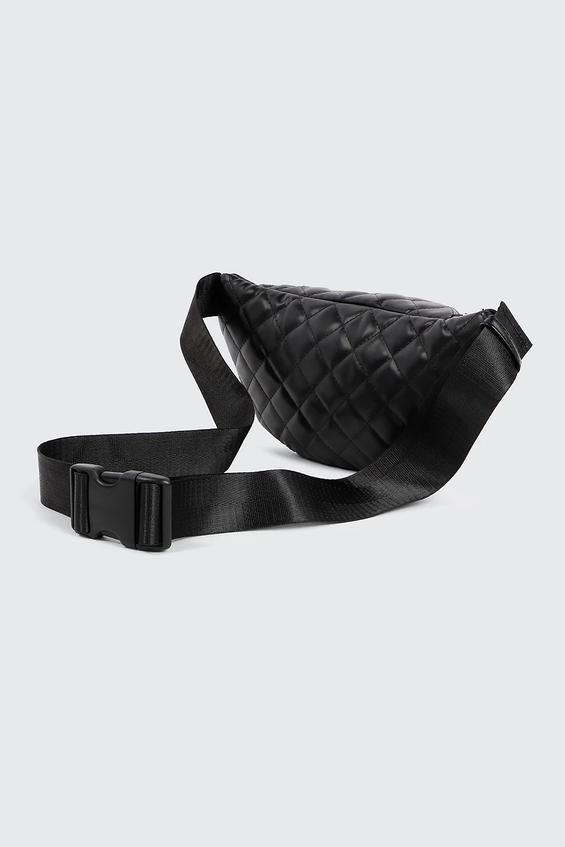 Quilted Faux Leather Fanny Pack