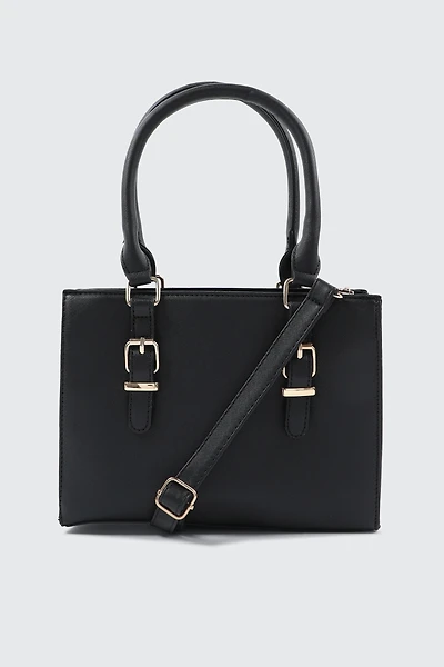 Tote Bag with Buckles