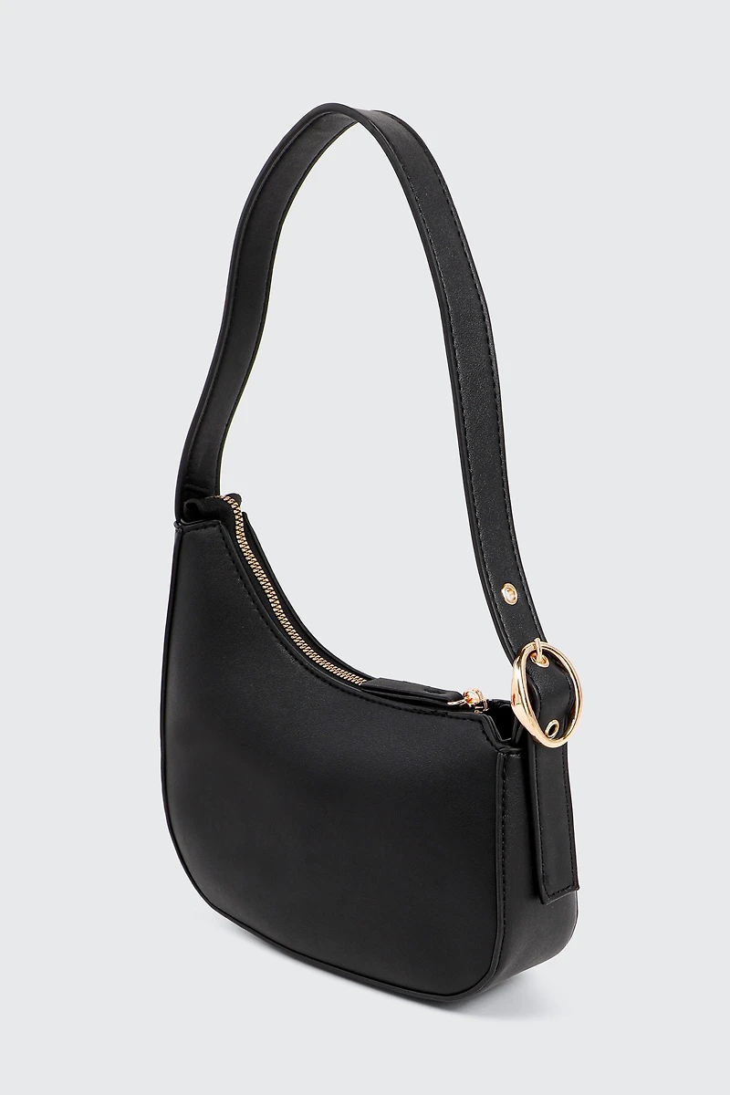 Asymmetrical Baguette Bag