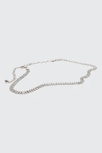 Rhinestone Chain Belt