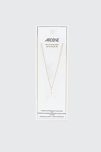 14K Gold Plated Pearl Necklace