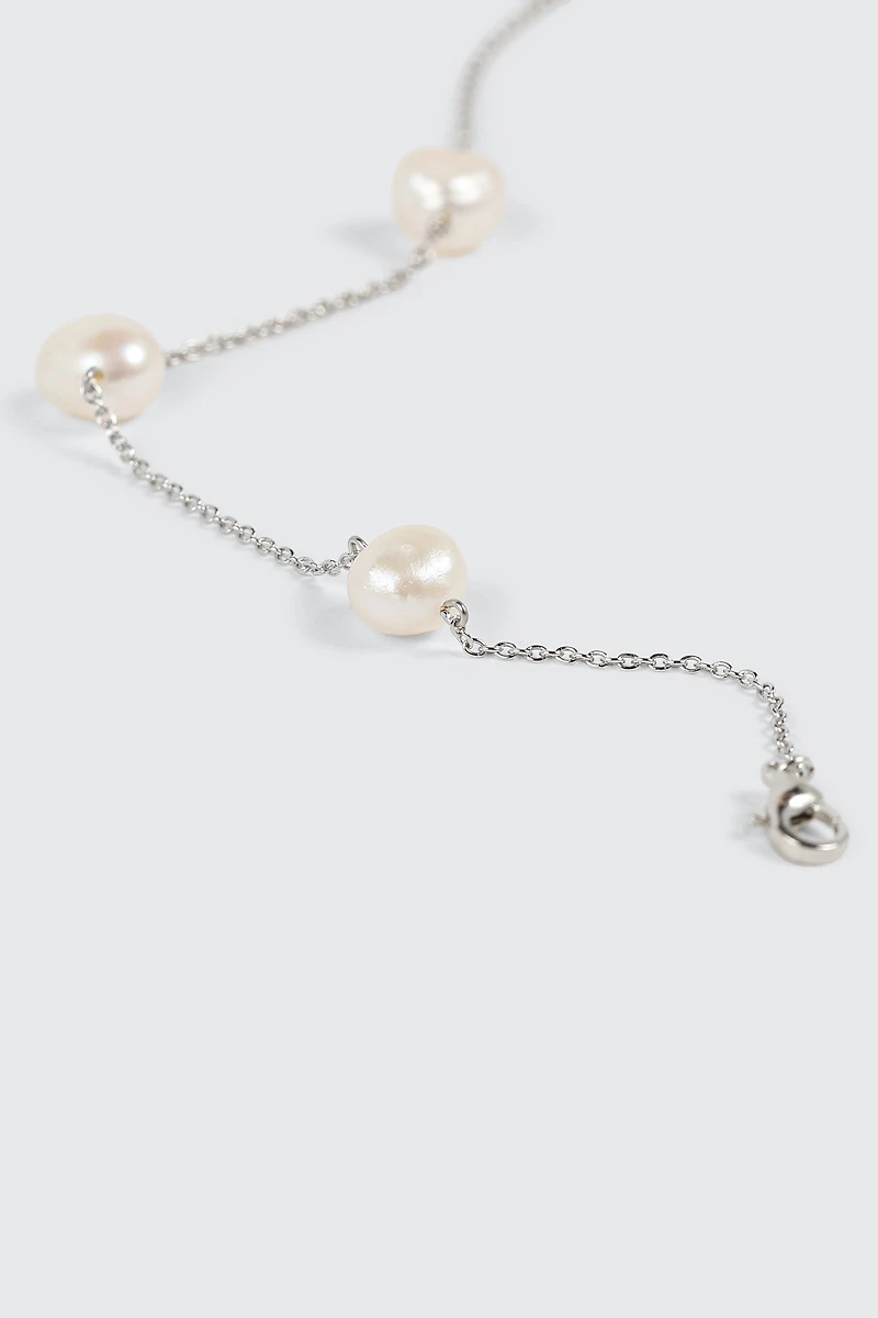 Bracelet plaqué or 14K avec perles