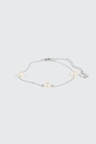 Bracelet plaqué or 14K avec perles
