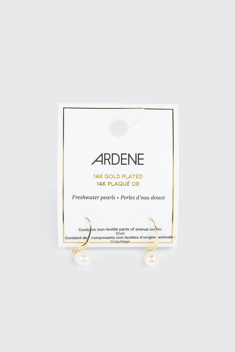 Boucles d'oreilles plaquées or 14K