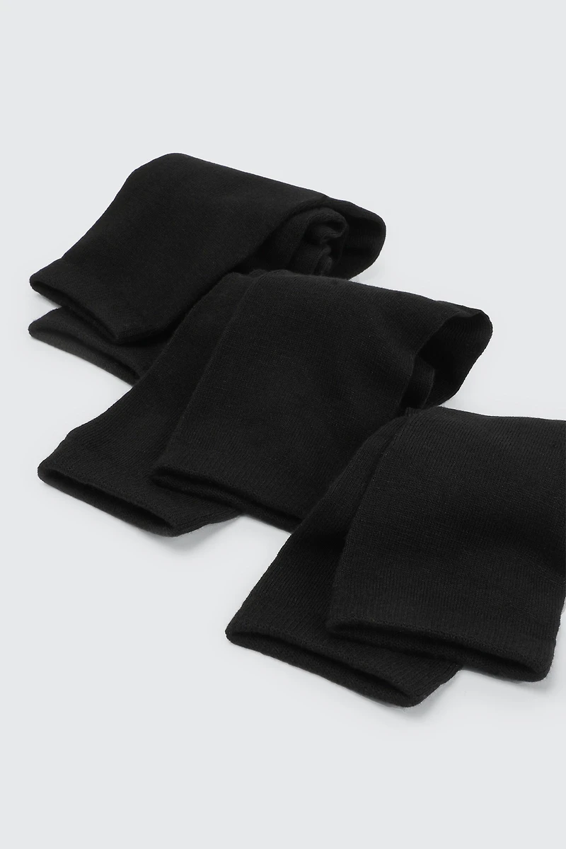 3-Pack Bamboo Rayon Crew Socks