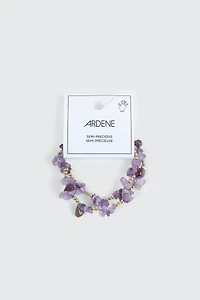 2-Pack Semi-Precious Stone Bracelets