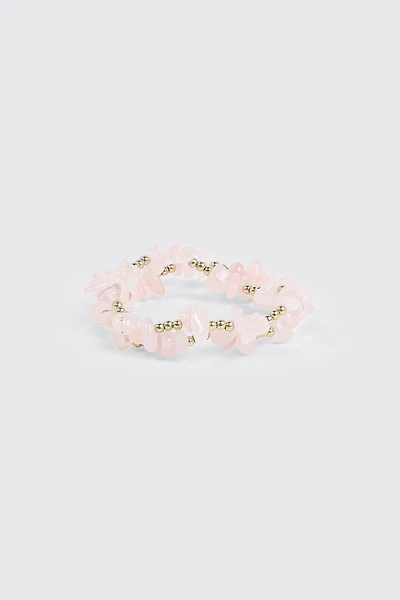 2-Pack Semi-Precious Stone Bracelets
