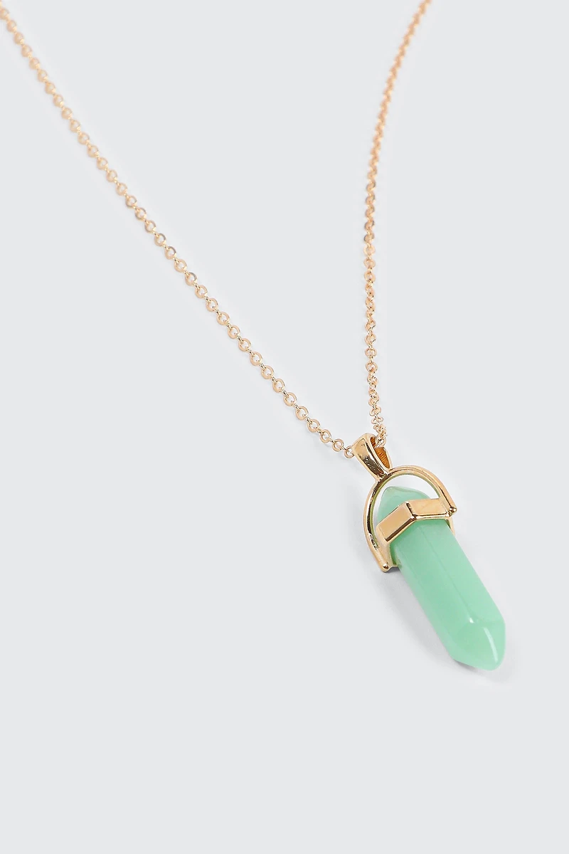 Collier à pierre de Jade