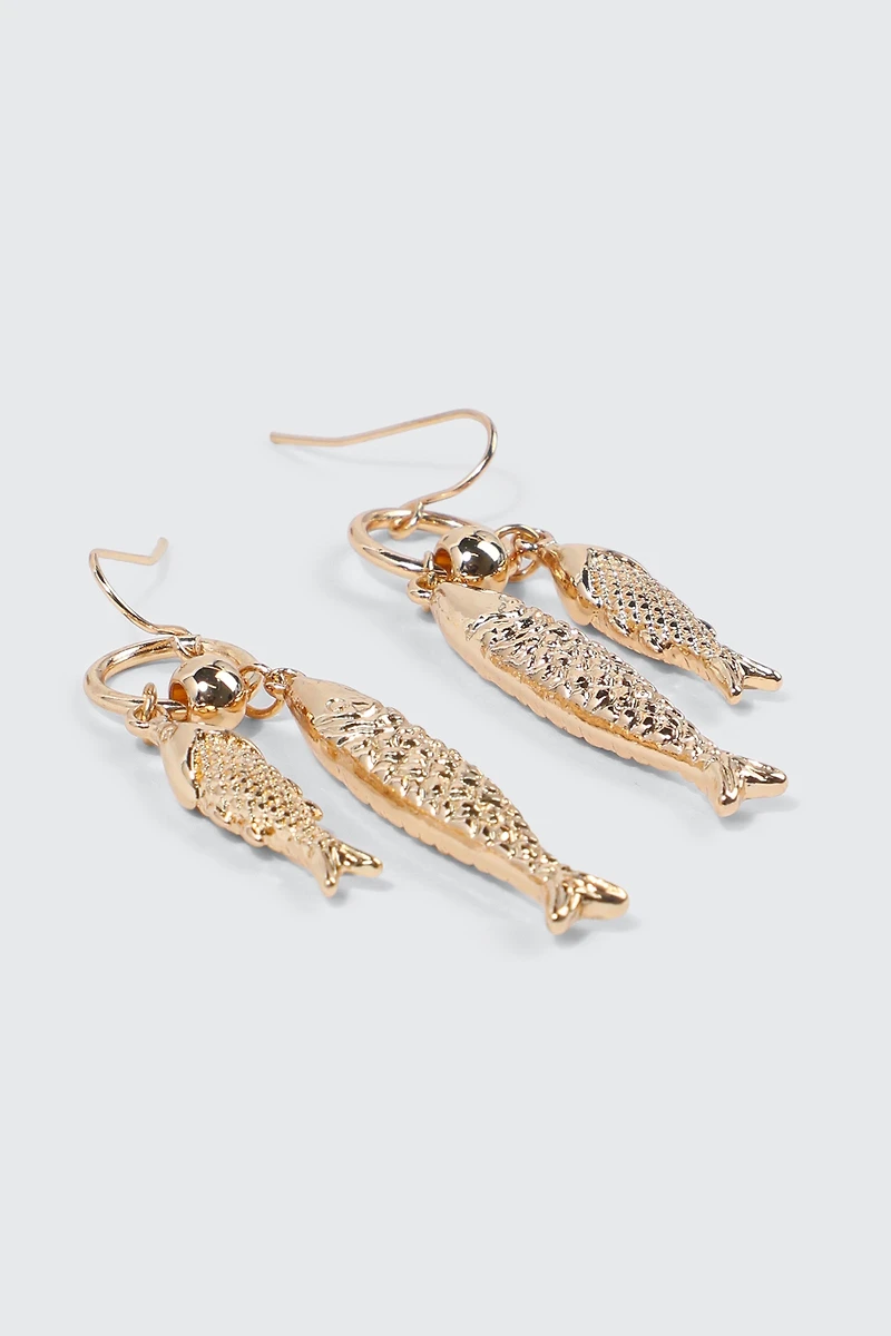 Fish Drop Earrings