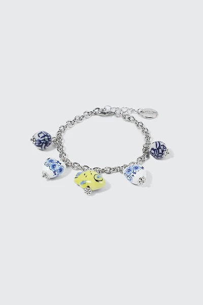 Heart & Fish Charm Necklace