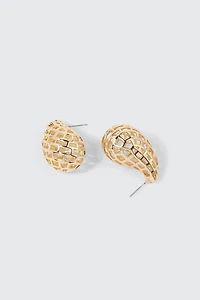 Openwork Teardrop Earrings