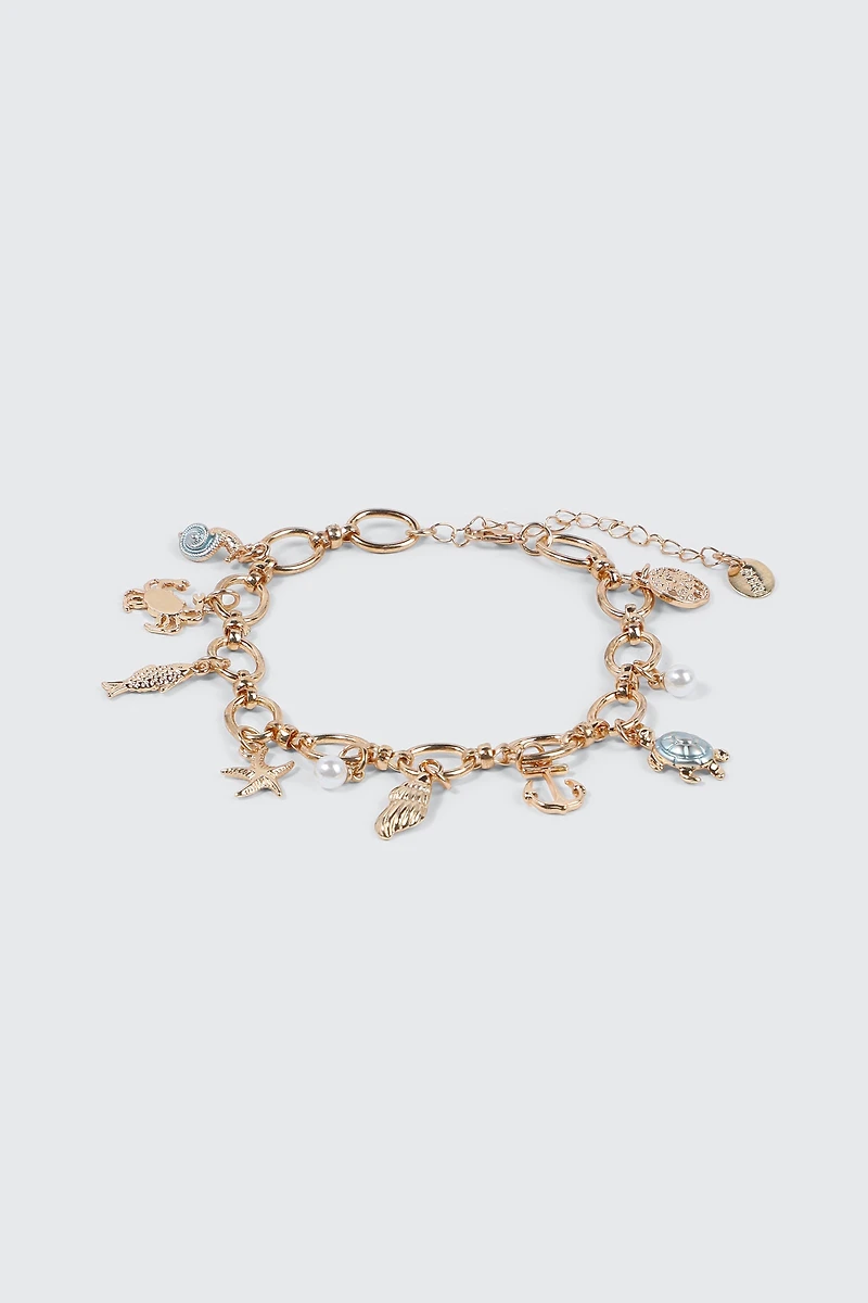 Ocean Charm Anklet