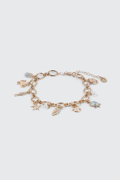 Ocean Charm Anklet