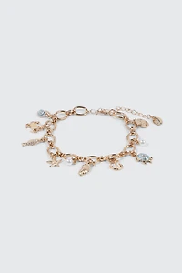 Ocean Charm Anklet