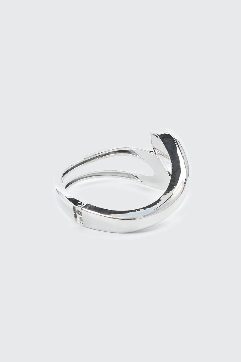 Bracelet manchette torsadé