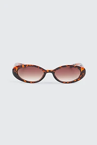 Slim Oval Sunglasses