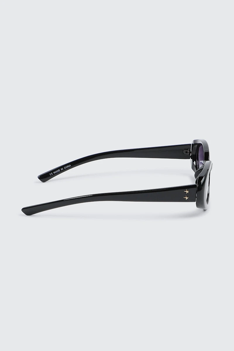 Slim Oval Sunglasses