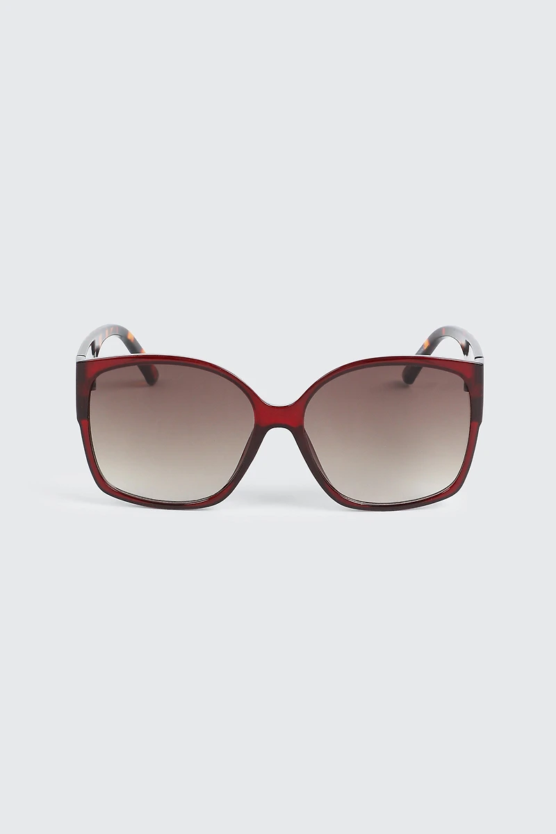 Oversized Square Cat Eye Sunglasses