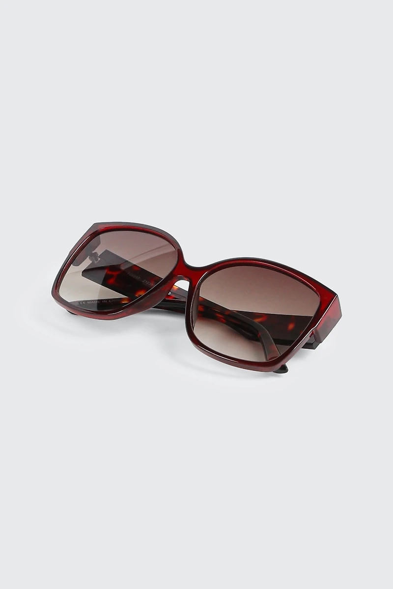 Oversized Square Cat Eye Sunglasses