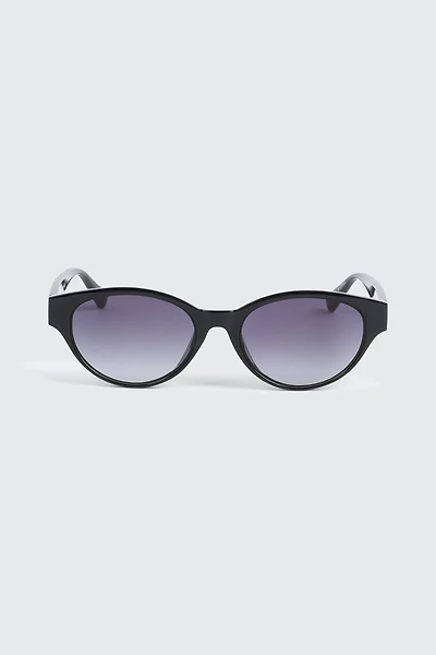 Slim Oval Cateye Sunglasses