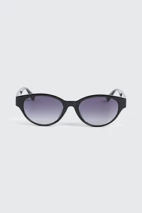 Slim Oval Cateye Sunglasses