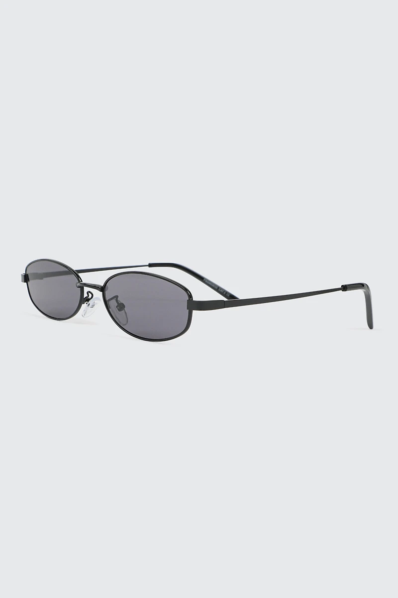 Slim Oval Sunglasses